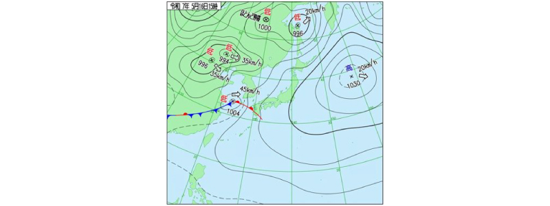 5月16日の天気図